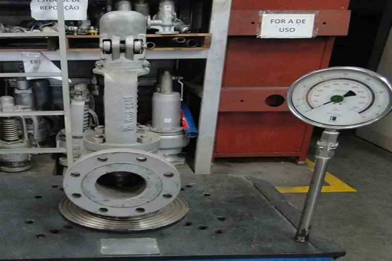 Calibração de válvulas de alívio