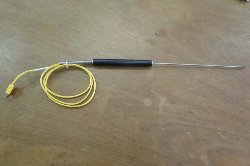 Sensor de temperatura tipo k